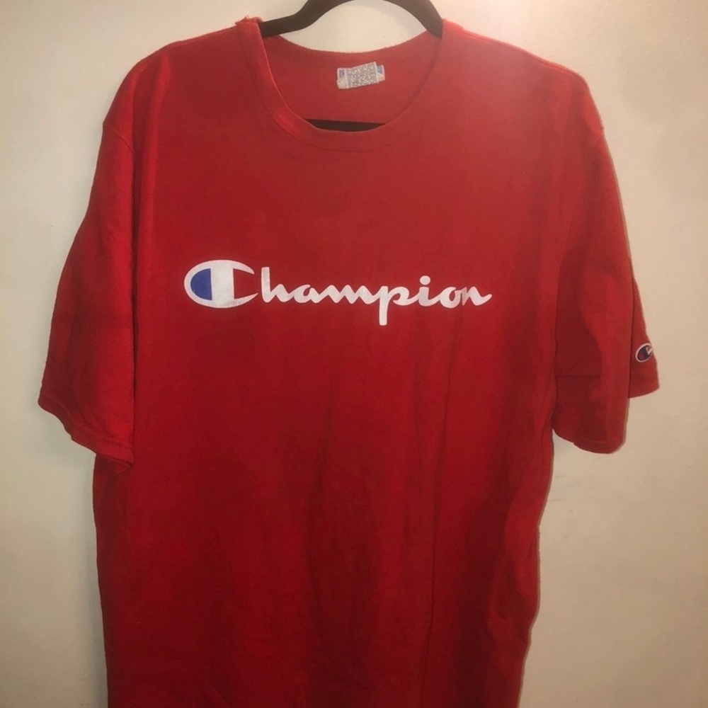 RED Champion Shirt HAVE MULTIPLE SIZES